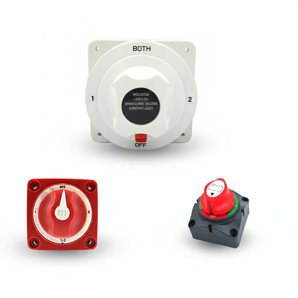 Interruptor Rotativo de Desconexión de Batería 6-32V 300A para Barcos