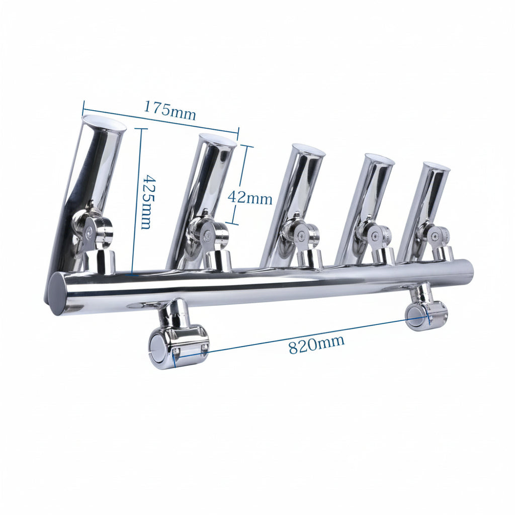 Soporte de Cañas Ajustable 5 Tubos